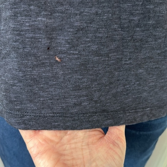 ZADIG and VOLTAIRE Shirt JE T'AIME Walk Flock Noir Tee T shirt Graphic Blue - Picture 3 of 8